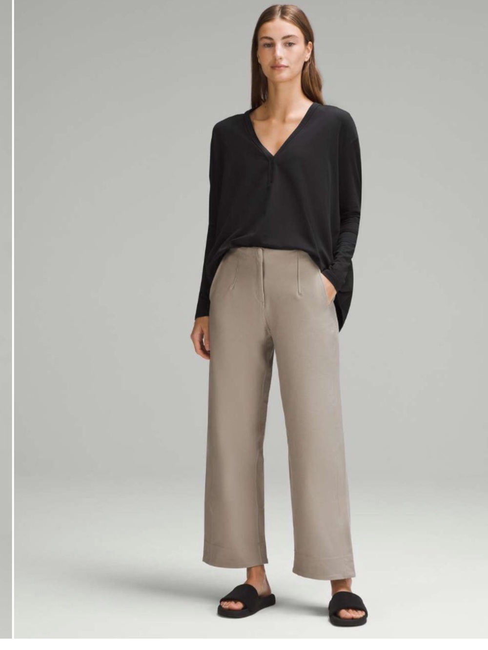 Lululemon • Back in Action V Neck Longsleeve • Size 8
